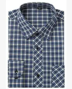 

JTFANMen's long sleeve shirts fashionable plaid plaid shirt casual shirt G-16