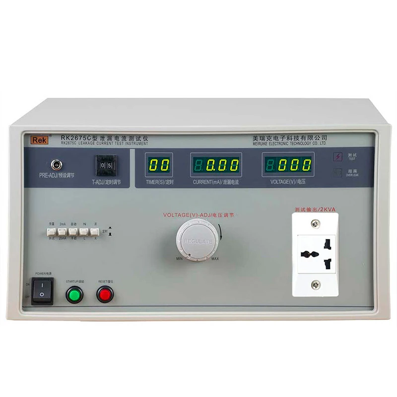 

Тестер Утечки тока RK2675C, 250 ва, трансформатор, емкость 0,03 в, ~ 2 мА/20 мА