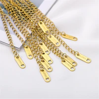 100pcs original stainless steel chain choker necklace link chain lobster clasp accessories amazing wholesale price high quality