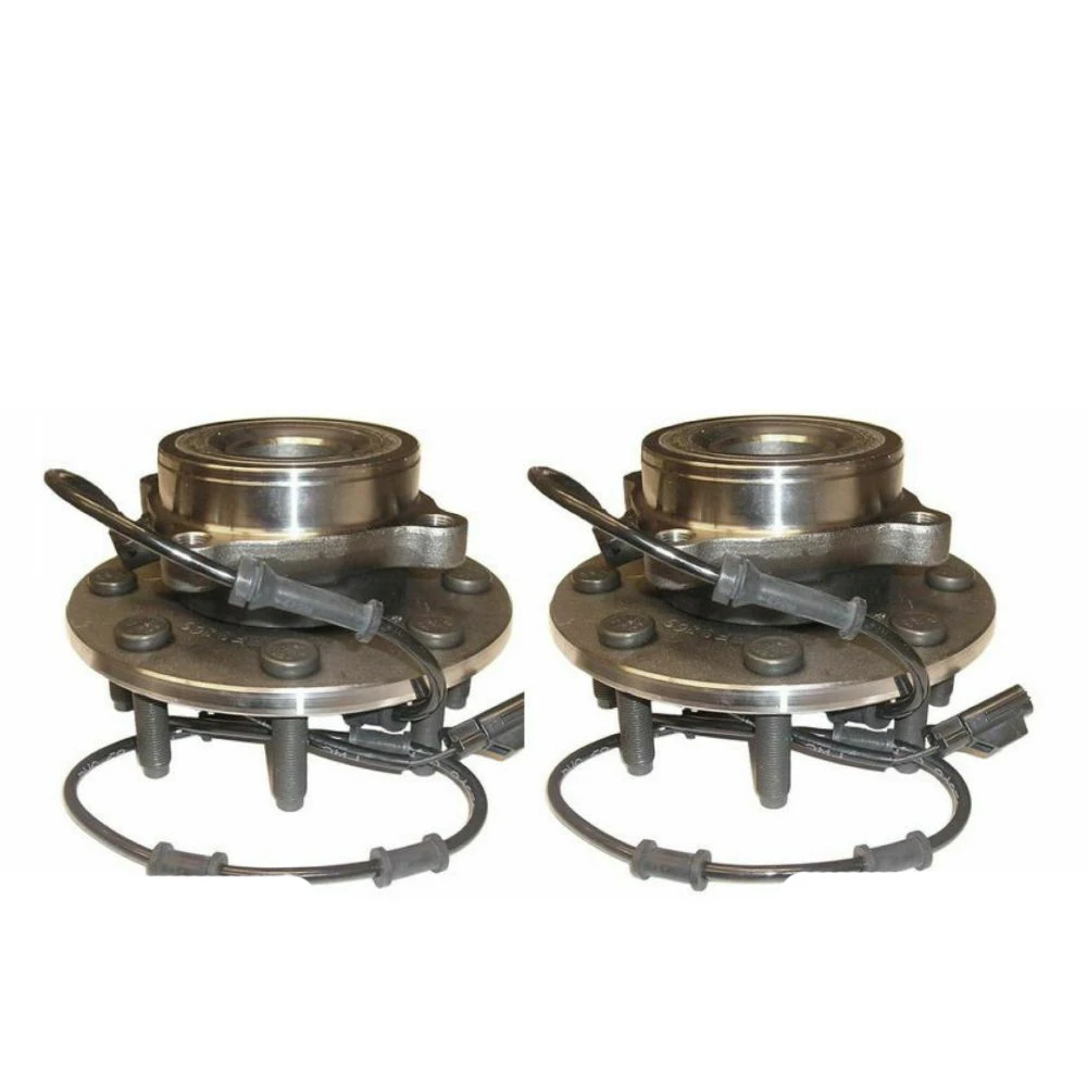 

Front Wheel Hubs & Bearings Pair For 2003-2005 Dodge 4WD 4x4