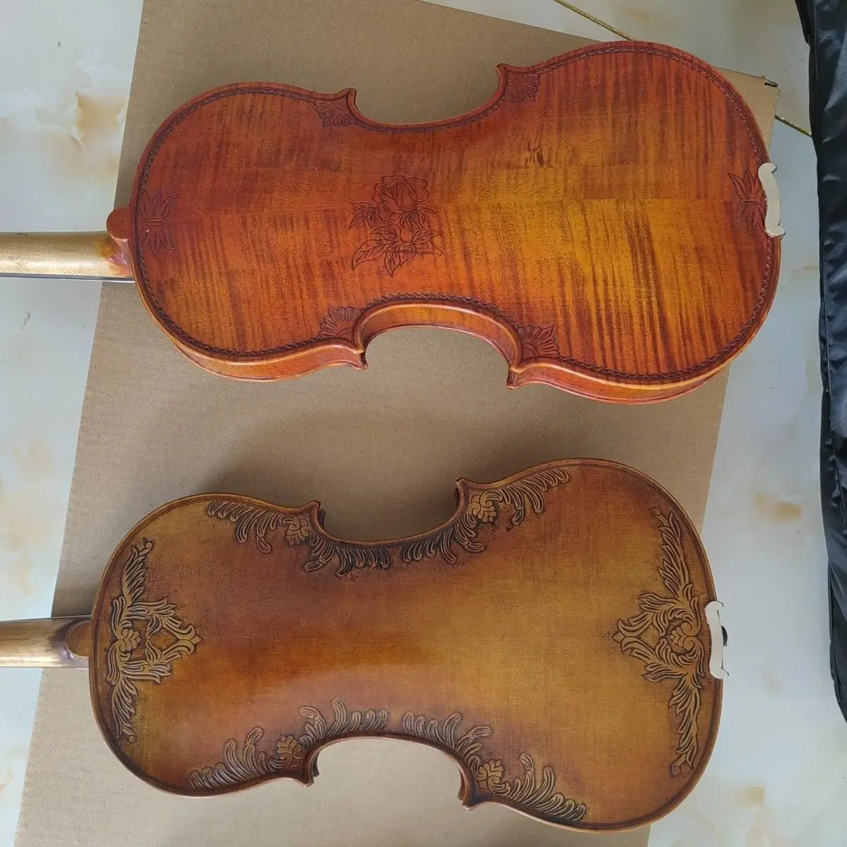 Чистая твердая древесина и натурального дерева ручная работа гуань скрипка с