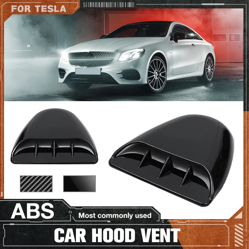 

Hot Sale Automobile Engine Cover Air Inlet Decorative Ventilation Hood ABS Self-Adhesive Automobile Modeling Accessories