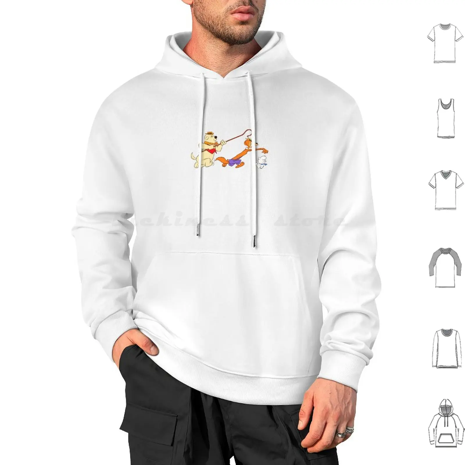 

It′S The Wolf Hoodie cotton Long Sleeve Wolf Hanna Barbera Cartoon