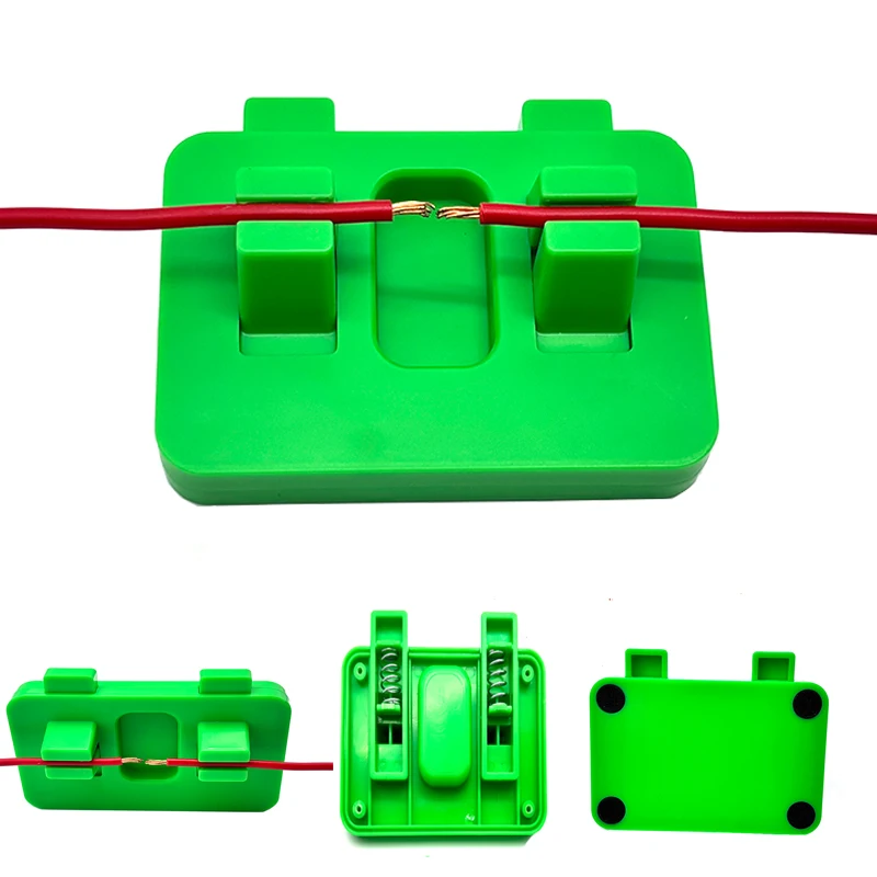 

Держатель Сварочной Проволоки ABSA Со Встроенными Пружинными Противоскользящими Подушками Для Толстых И Тонких Проводов