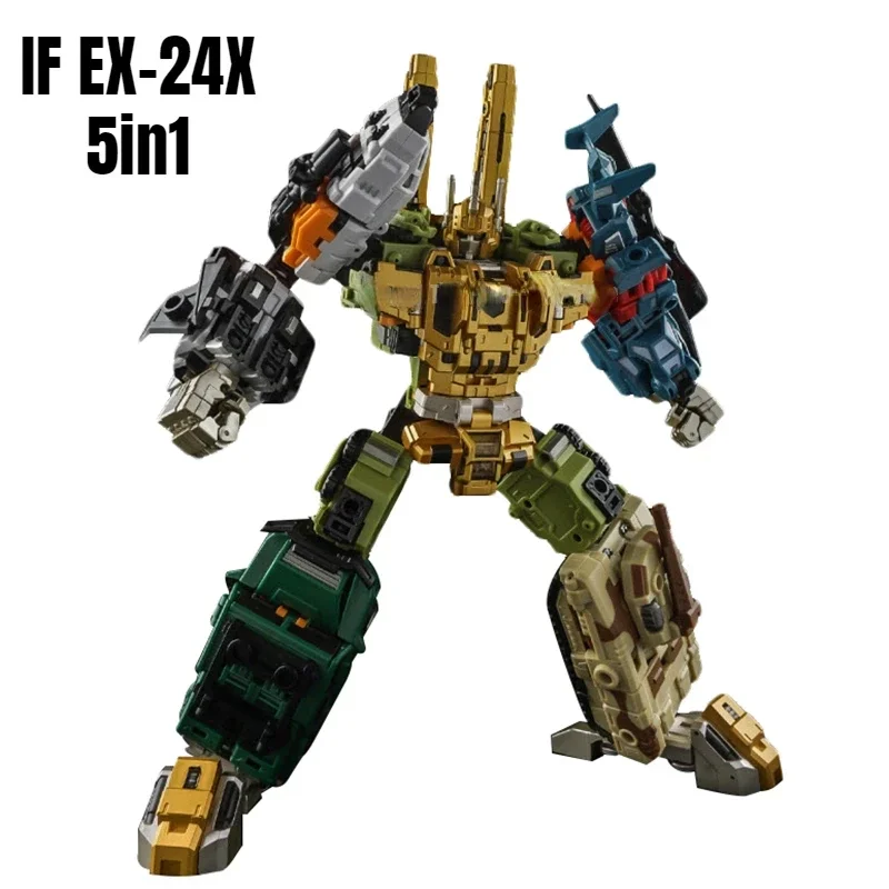 IronFactory Transformation IF EX-24X Combiners Bruticus Onslaughblast Off Vortex Brawl Swindle Action Figure Toy 28cm 5in1