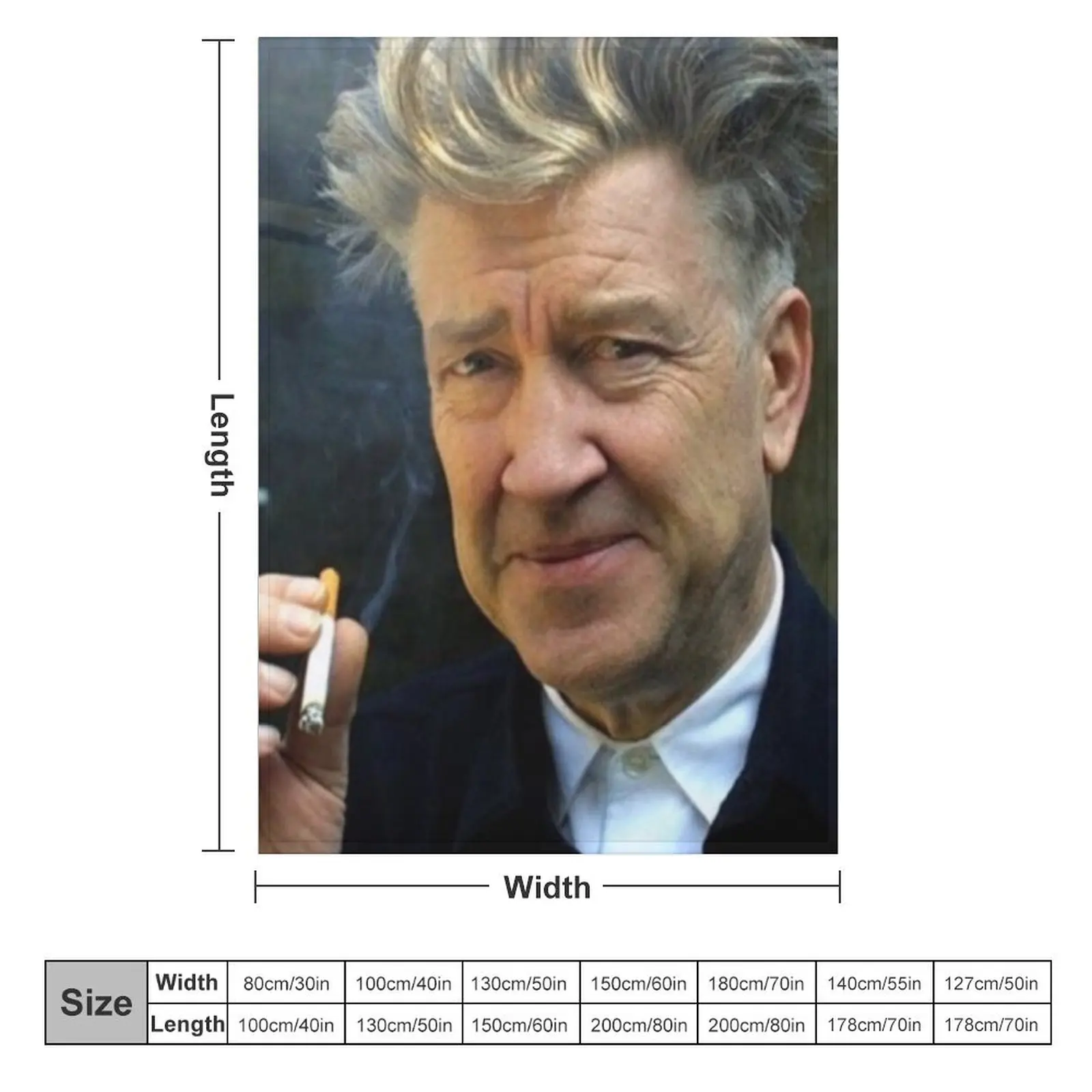 David lynch smonking тепловое одеяло для Хэллоуина