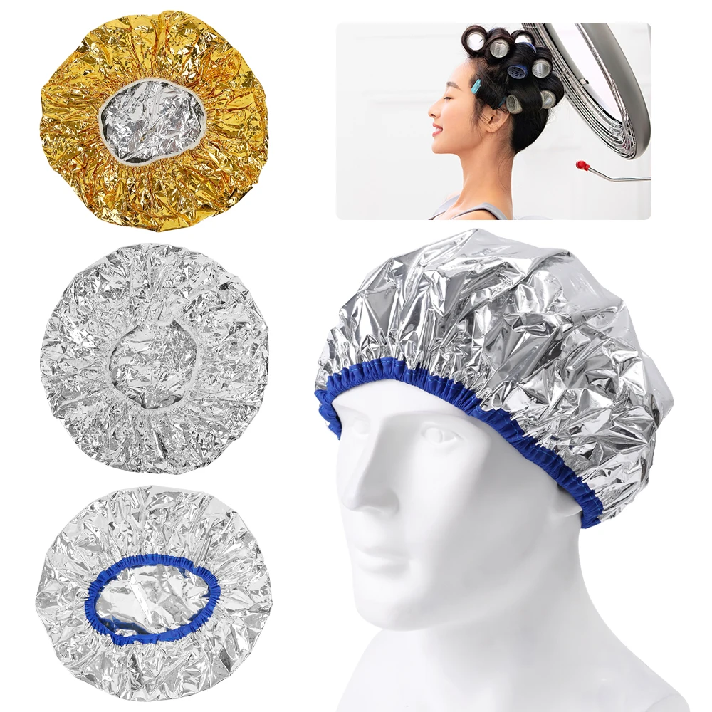 Tin Foil Aluminum Foil Hair Perm Hat Elastic Waterproof Heat Insulation Ultra-thin Nourishing Dry Home Spa Hair Salon Bathroom