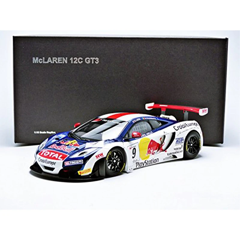 Автоарт 1:18 Mclaren 12C Gt3 &quotКрасный бык&quot S.loeb/a.parente # Коллекционная модель автомобиля