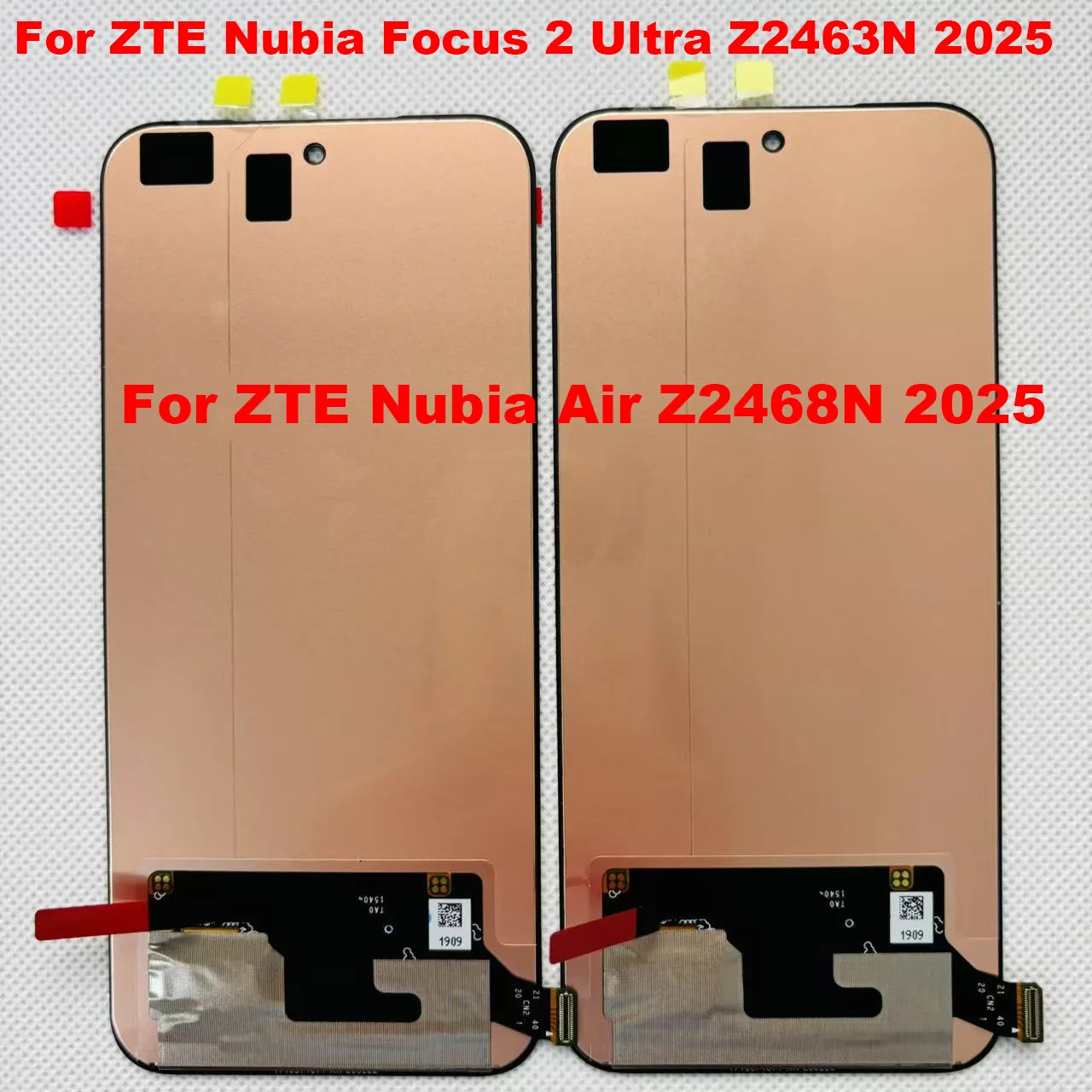 Фото Оригинальный AMOLED-дисплей 6.78 для ZTE Nubia Focus 2 Ultra Z2463N 2025, LCD-экран с тачскрином для ZTE Nubia Air Z2468N 2025 №1