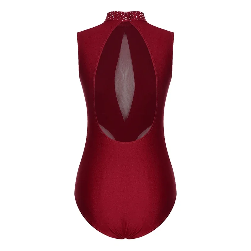 Женский купальник для фигурного катания балета и танцев художественная