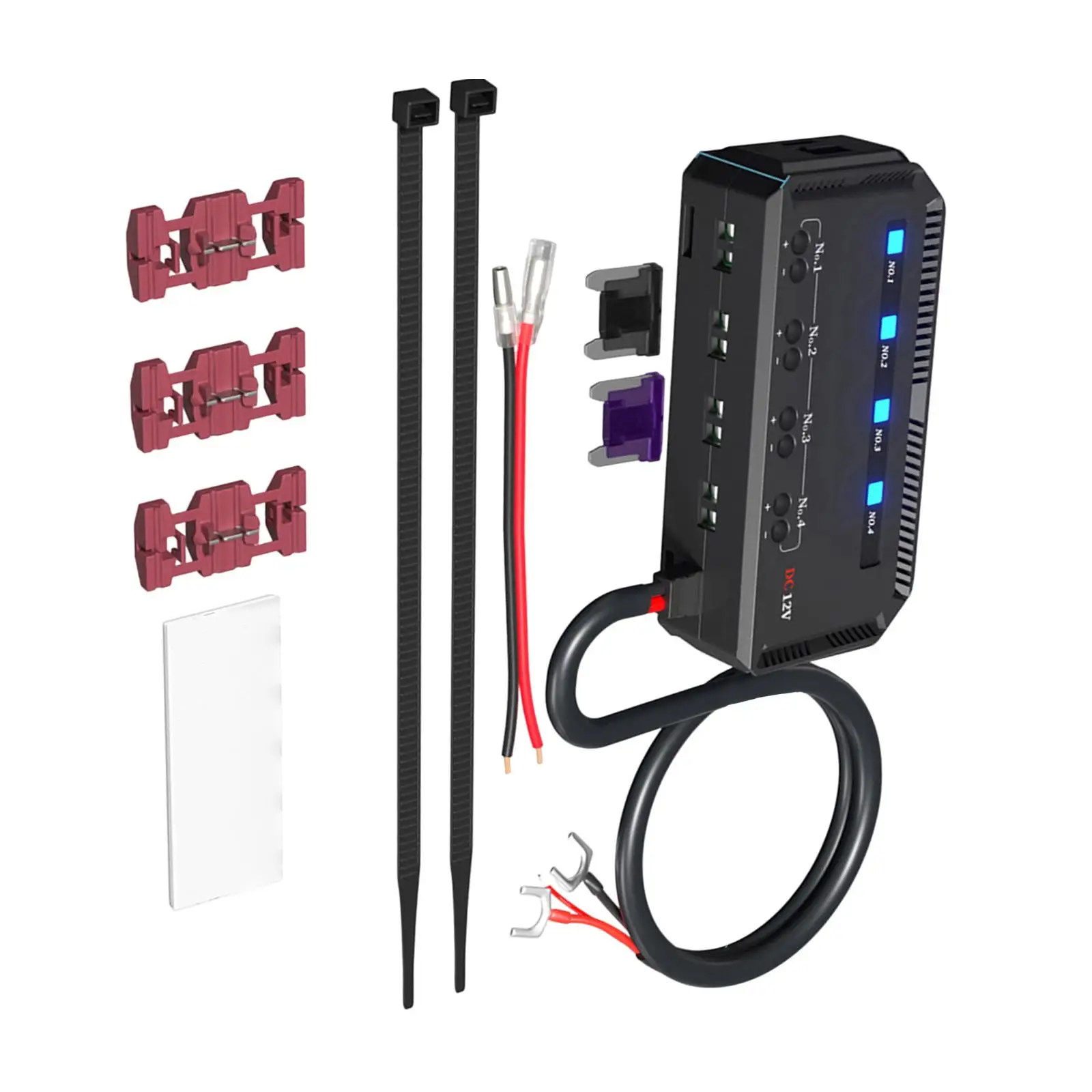 Держатель блока предохранителей лезвия предохранителя 12 В с защитной крышкой