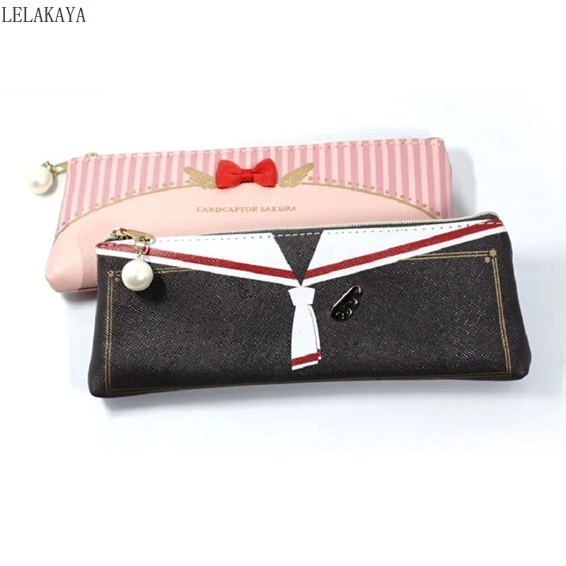 

LELAKAYA Новый Япония Аниме Captor Sakura the Clow Action напечатанный рисунок Косплей Сакура ручка для девочек Сумка кошелек карман