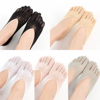 five finger boat socks summer breathable thin invisible socks low cut invisible slippers socks orthopaedic compression toe socks