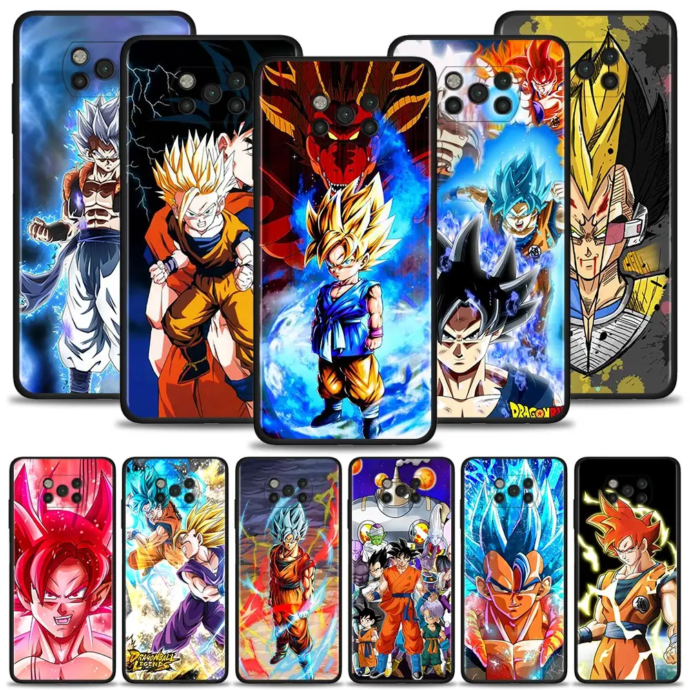 Чехол Dragon Ball Z Super Son Goku DBZ для Xiaomi Poco X3 NFC F3 Pro 5G F1 Mi 12 11T 10T 11 Lite 9T Note 10Lite чехол |