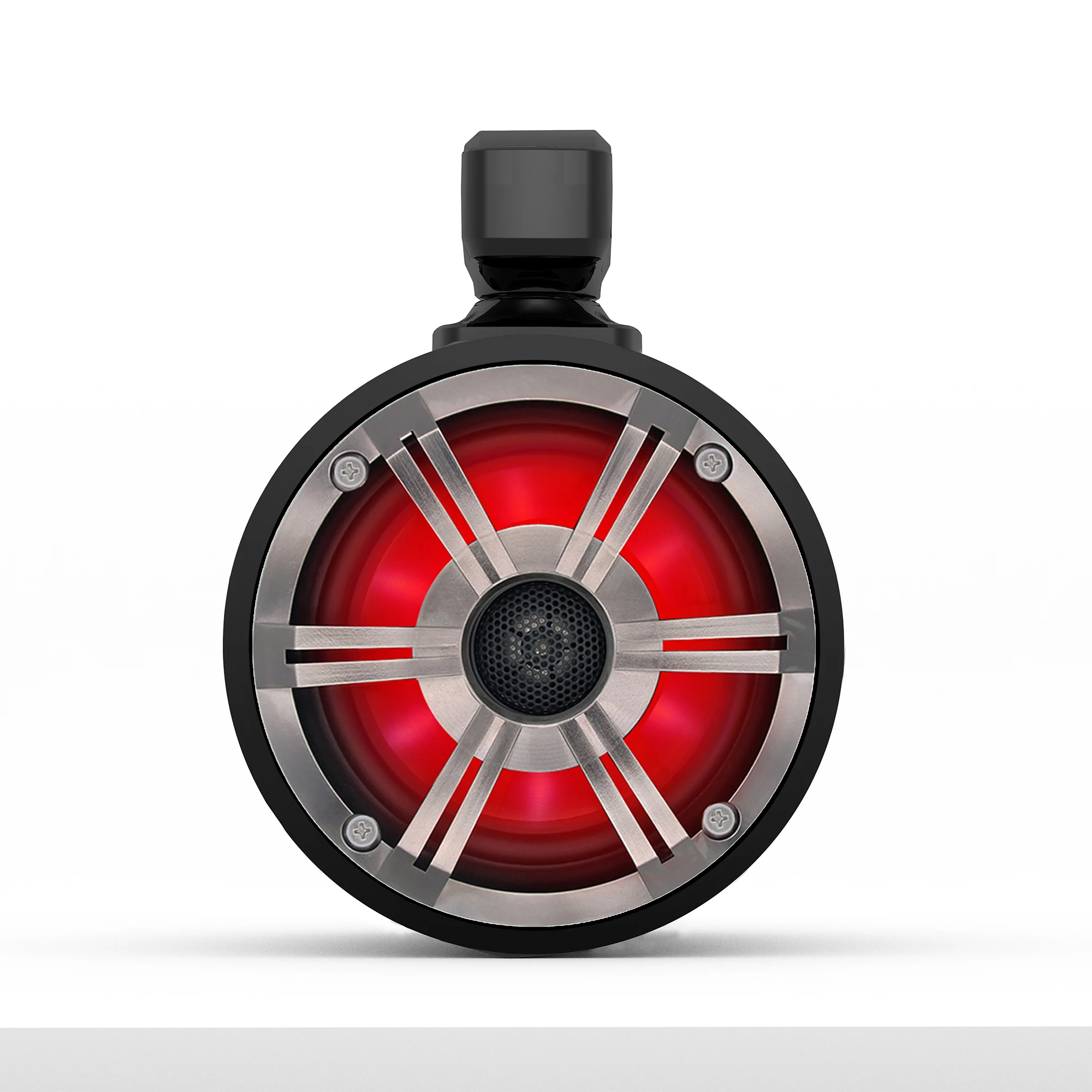 Фото Водонепроницаемая коаксиальная колонка BT Marine 6.5'' LED H-6108s BT Black IP66 для катеров, квадроциклов, UTV, водных лыж и вейкбордов №4