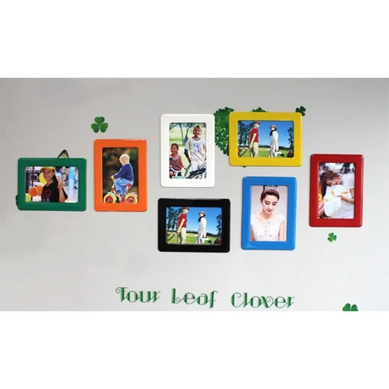 5 дюймовая цветная магнитная фоторамка магниты для фото холодильника идеально