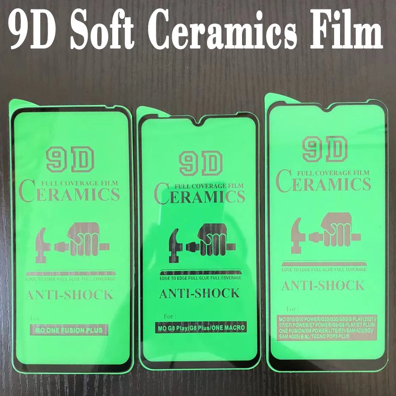 

100Pcs 9D Soft Ceramic Film For Samsung Galaxy M20 M30 M40 A10 A20 A30 A40 A50 A60 A70 A80 A90 Screen Protector Tempered Glass