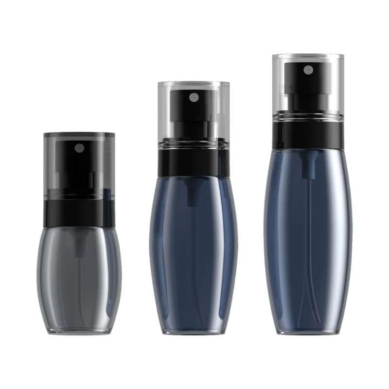 

1Pc 60ml/80ml Spray Bottle Press Makeup Setting Subpackage Cosmetics Sunscreen Mist Small Travel Mini Refillable Bottle