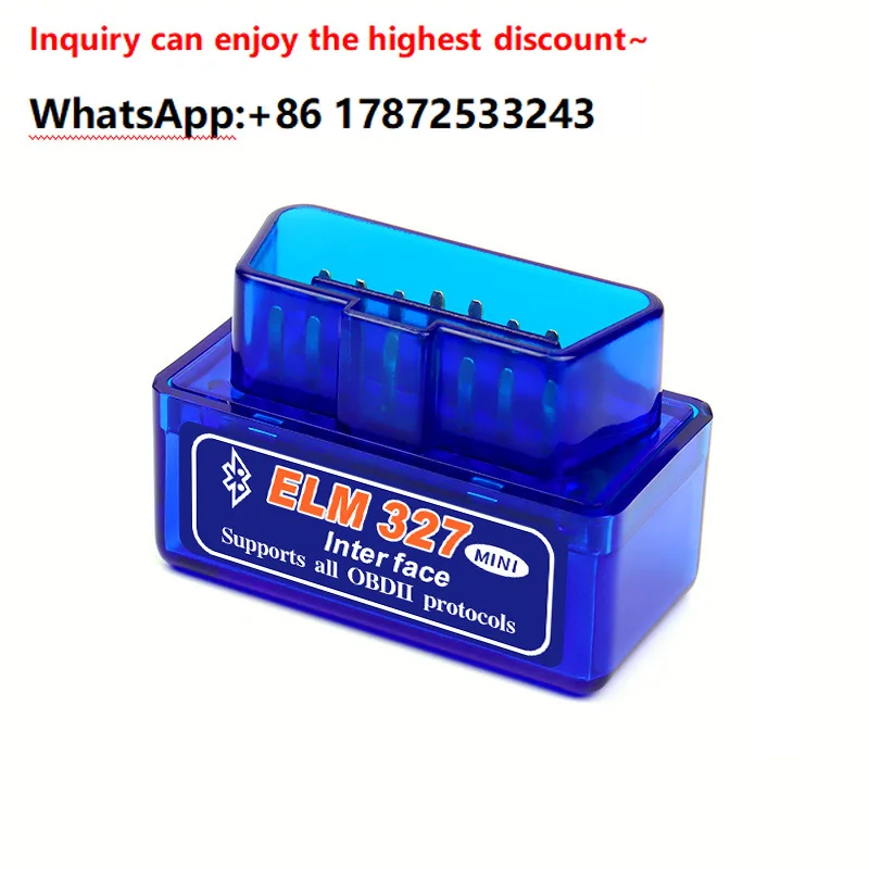 Фото Диагностический прибор для автомобилей ELM327 Bluetooth с чипом PIC18F25K80 V1.5, двухплатный, OBD2 №3