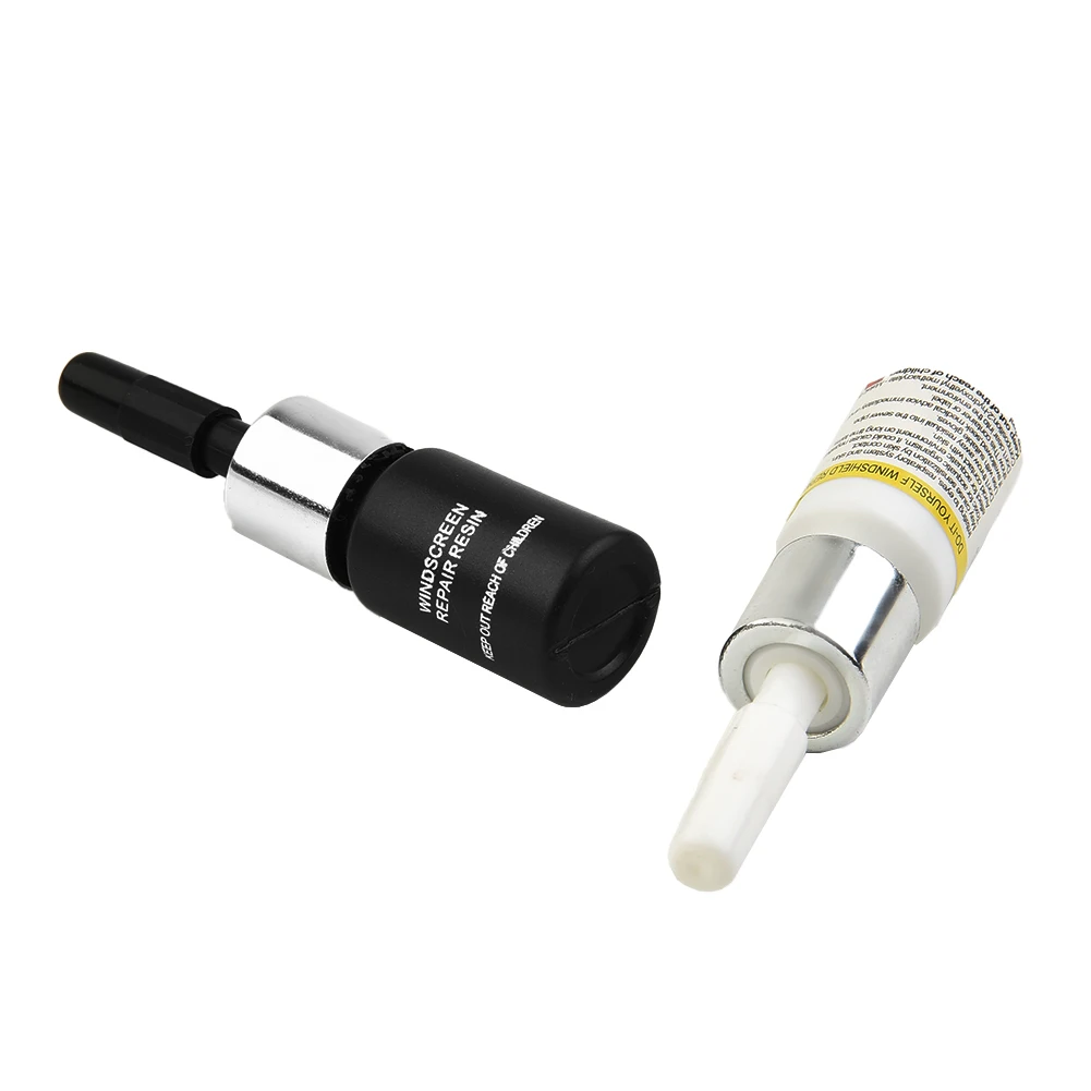 

Parts Reapir Fluid 2PCS Car Convenient Long Crack Practical Set3ml/bottle Windshield Glass Black &White Accessories