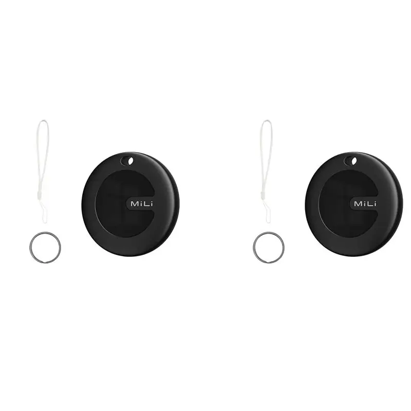 Фото 2X Умный трекер Mili Mitag Bluetooth, устройство для предотвращения потери, поисковик для мобильных устройств, ключей, домашних животных, пожилых людей и детей, для Android, черный №1