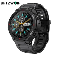 blitzwolf bw at2c smart watch 2021 heart rate monitor wristband smartwatch for men women bluetooth compatible call watches