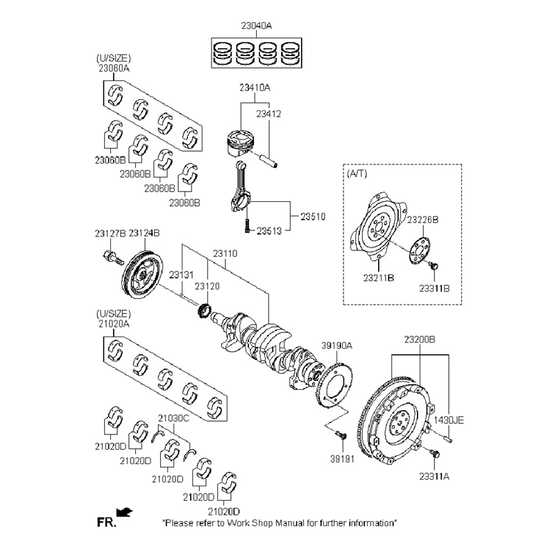 Для Kia для двигателей Hyundai 1 6 л 2010-2020 шкив демпфера коленчатого вала 231242 B020 23124-2B010