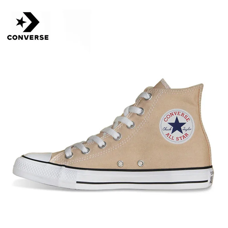 

All-Star men and women high unisex neutral plataforma Skateboarding sneakers yellow canvas Shoes