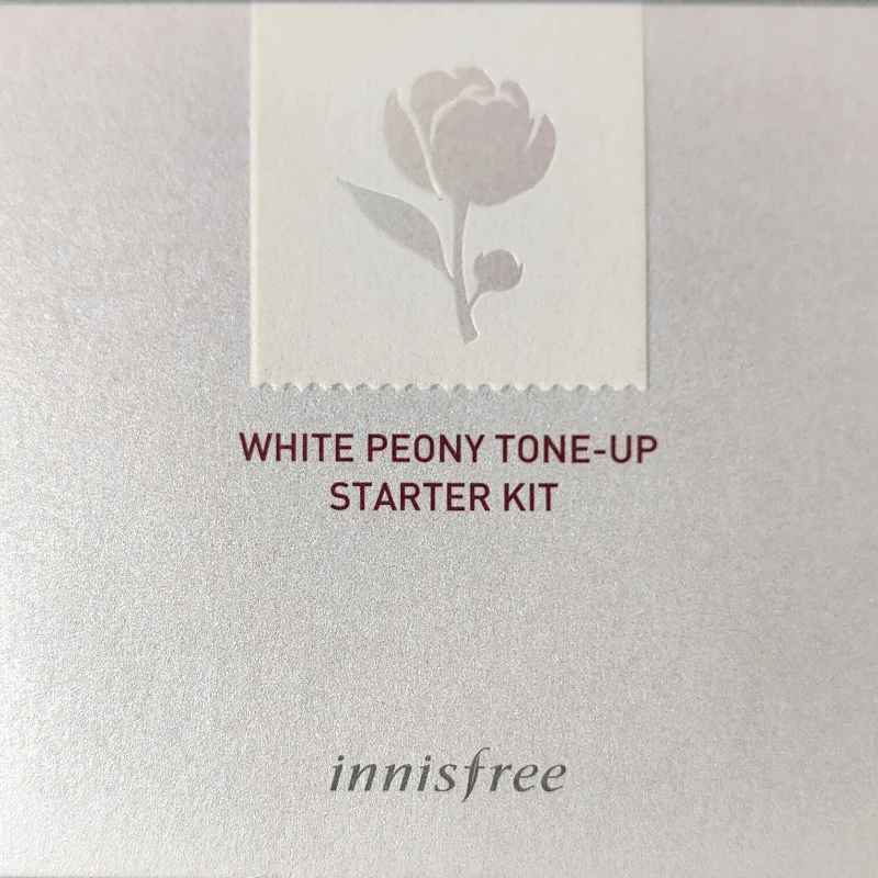 Korean Original Innisfree Whiter Peony Tone-up Starter Kit W
