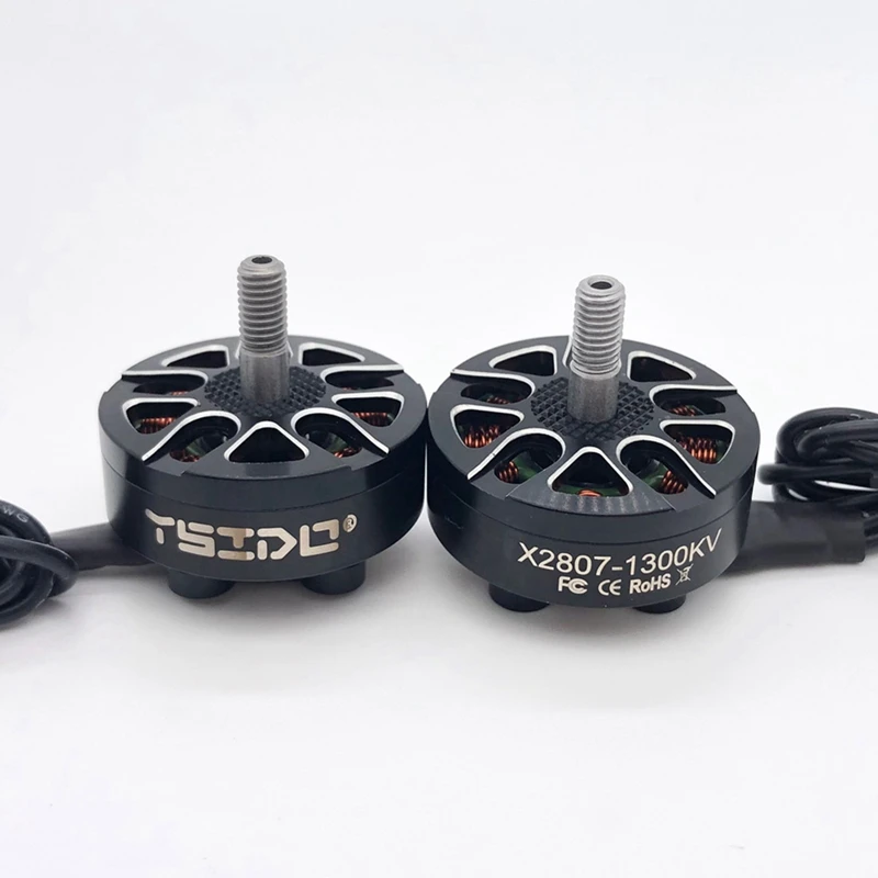 YSIDO 4 шт. X2807 1300KV мотор 2S-6S бесщеточный для Mark4 FPV Фристайл 7-дюймовый большой радиус