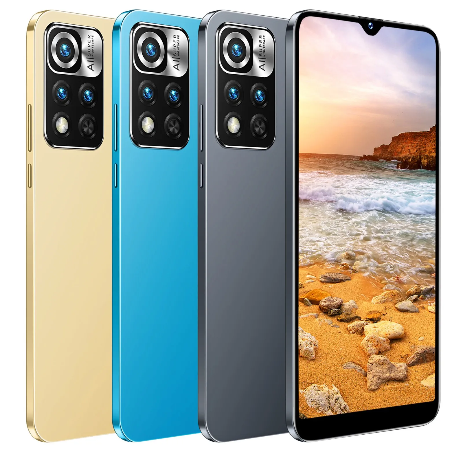 Смартфон с разблокировкой по лицу Android 8 1 задняя камера 5 Мп 6 3-дюймовый экран Waterdrop