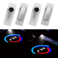 2pcs led car door welcome light auto exterior accessories for bmw 4 series f32 logo welcome logo light projector shadow light