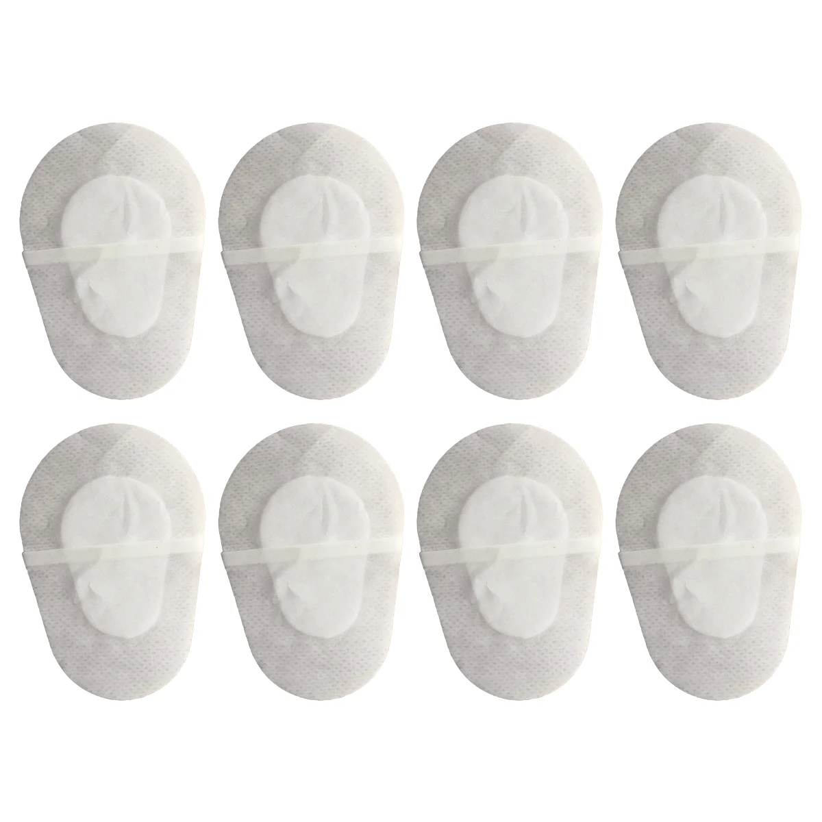 

20pcs Self Adhesive Wound Dressings Cooling Eye Sheet Oval Eye Pads Firming Eye Decal Cool Eye Eye Pads