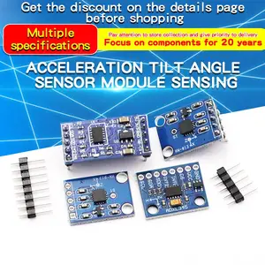 1PCS ADXL345 ADXL335 Digital Acceleration Inclination Angle Sensor Module Induction Sending Data For Arduino