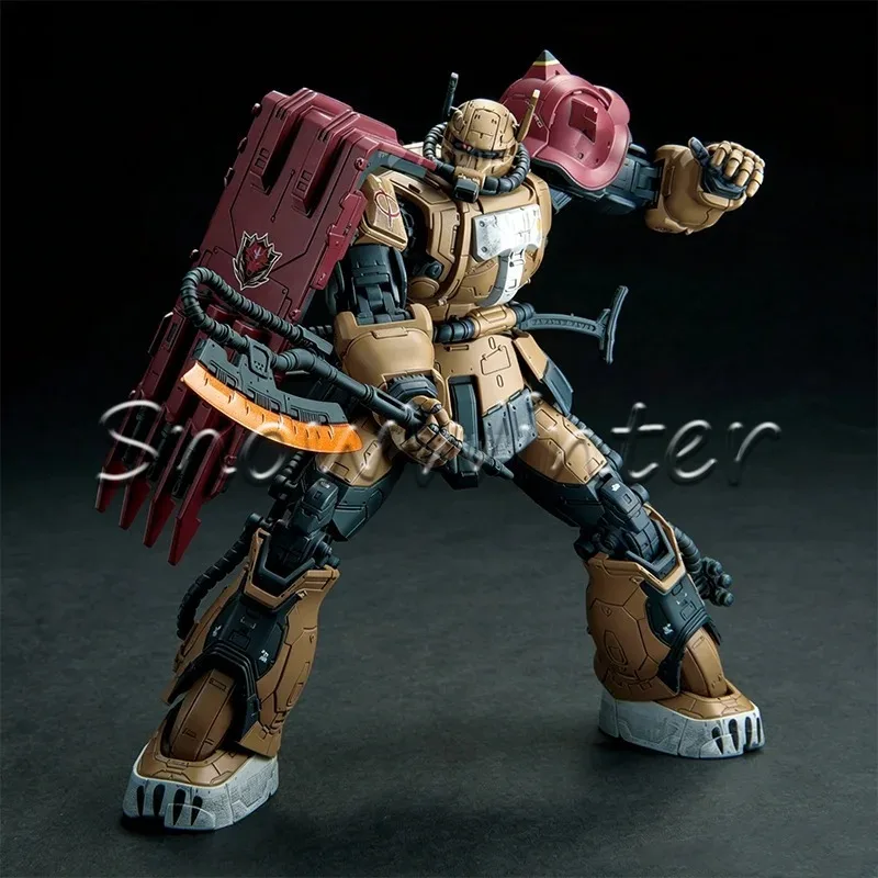 Фото В наличии: Коллекционная сборная модель Bandai 1/144 HG h254 MS-06F ZAKUII F TYPE SOLARI RFV, готовая к отправке. №5