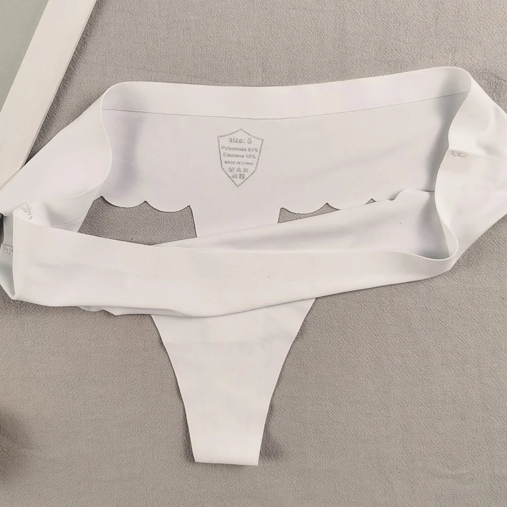 Бесшовные трусики-стринги из вискозы 3 шт./лот