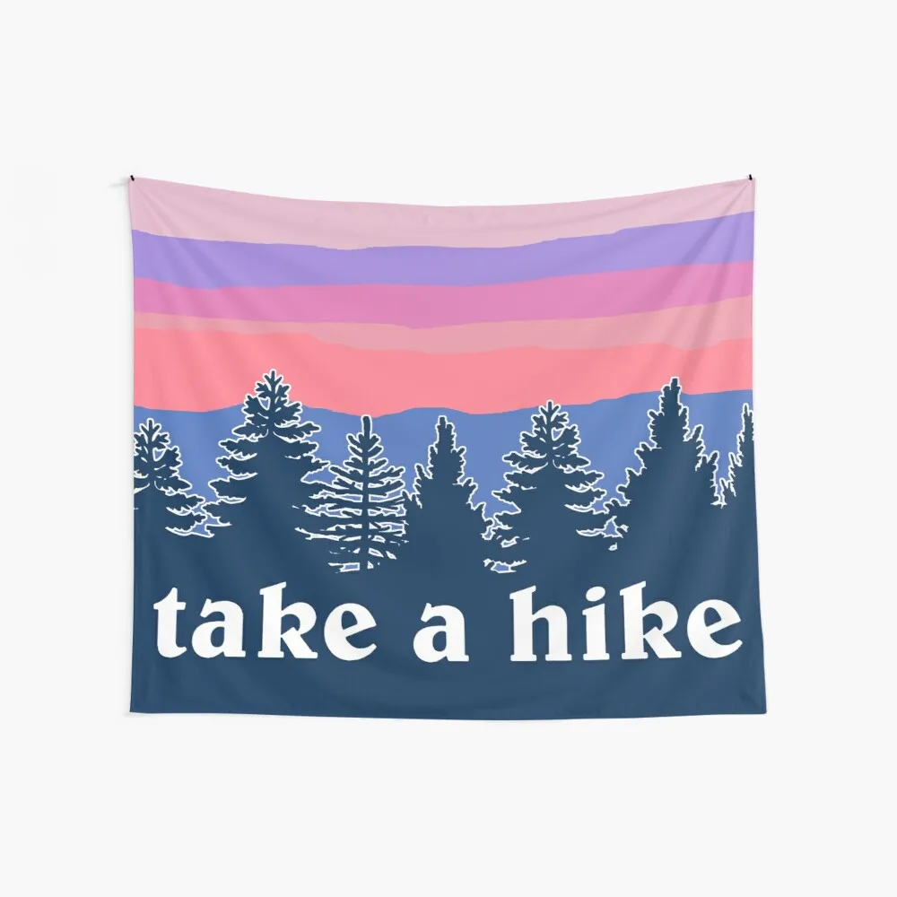 

Take A Hike Aesthetic Custom Decoration Home Anime Plaid Wall Cover Tapestries