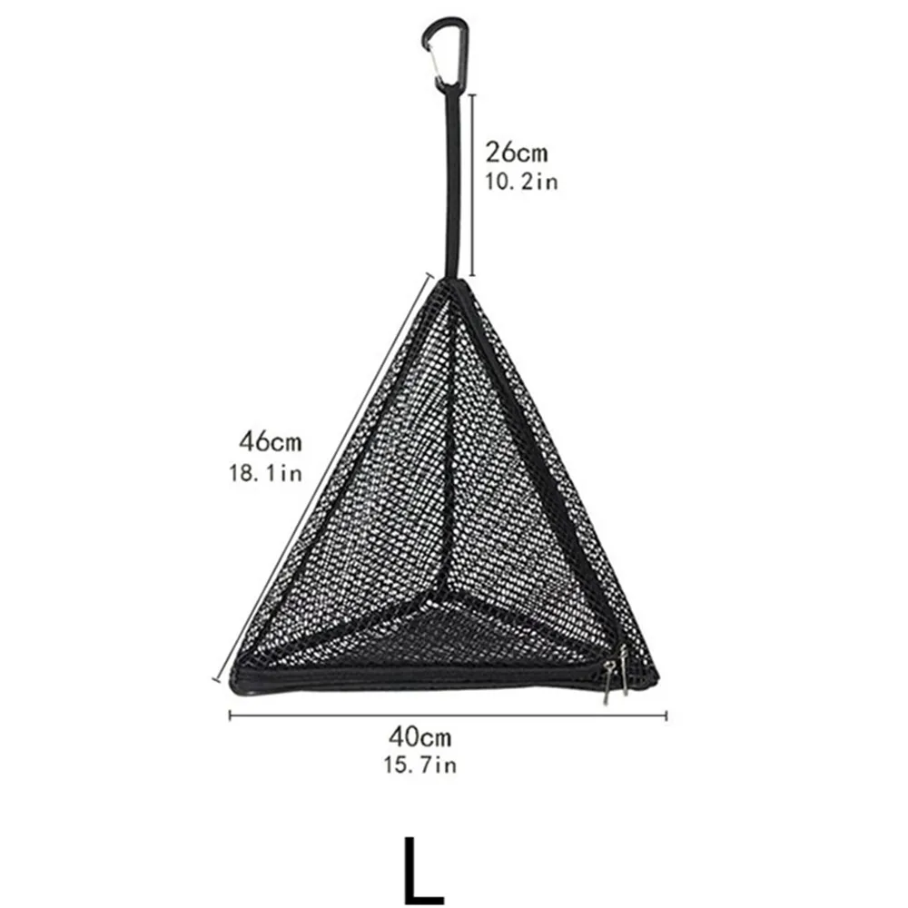 

PVC Outdoor Drying Camping Kitchen Basket Anti Midge Mosquito Triangle Hanging Net Bag Picnic Net Storage Mesh With Hook Home