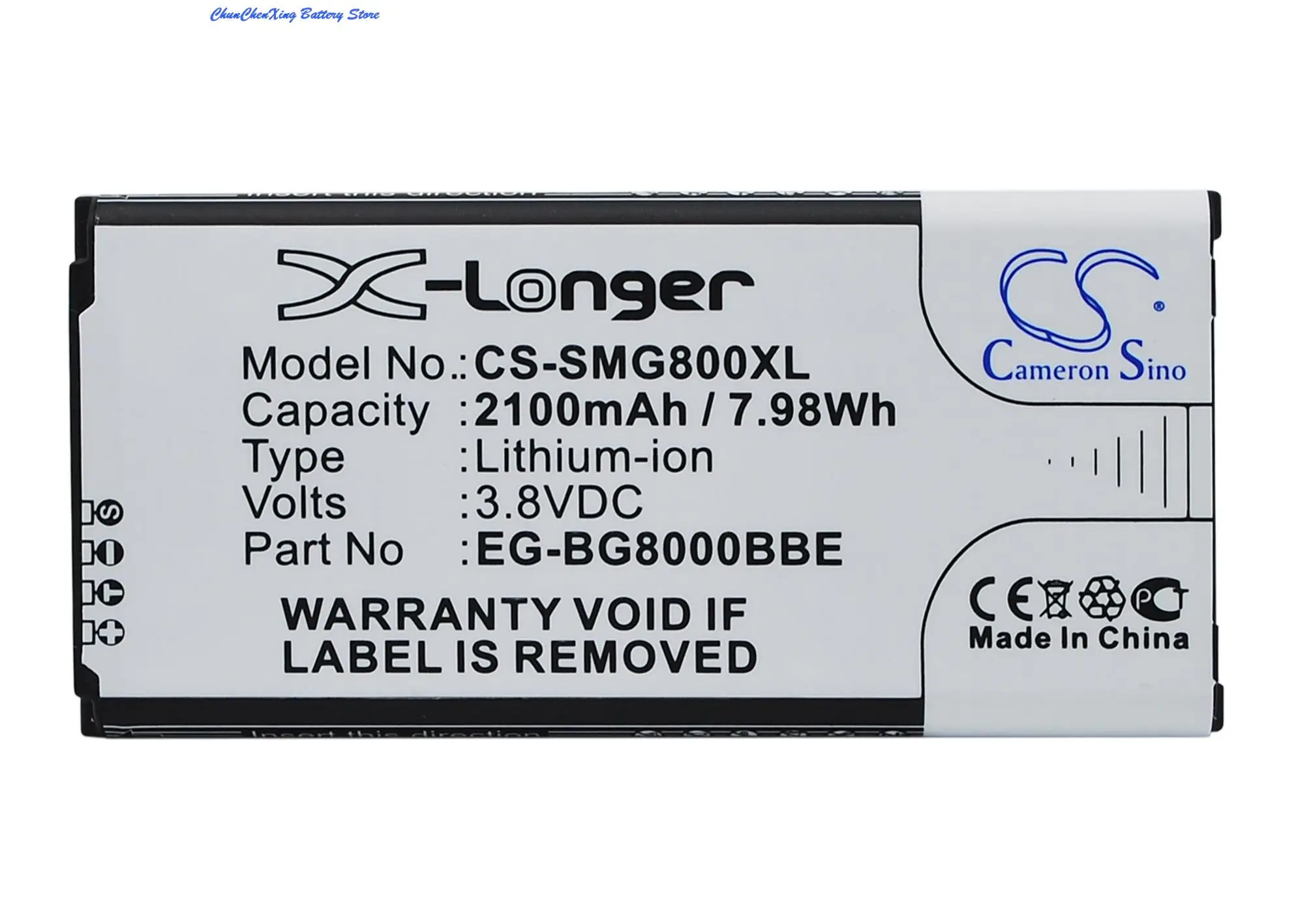 Высококачественный аккумулятор Cameron Sino емкостью 2100 мАч EB-BG800BBE EG-BG800BBE для Samsung Galaxy