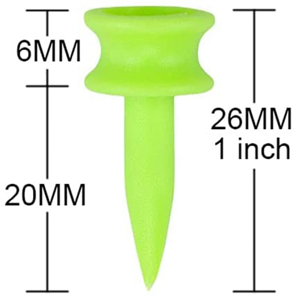 

Step Down Golf Tees 1 Inch 100 Count Plastic Golf Castle Small Tees(Green)