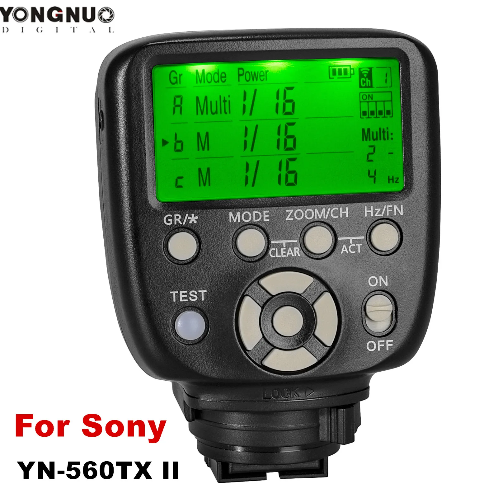 Беспроводной контроллер вспышки Yongnuo YN560-TX II S и триггер командира для YONGNUO YN560 III