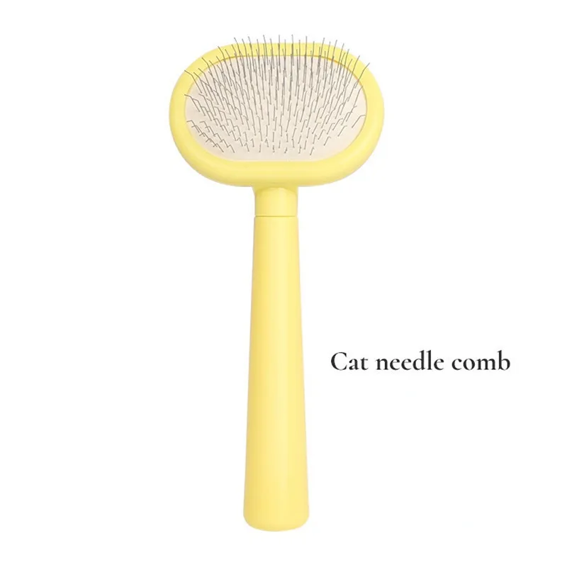 

Pet Slicker Brush With Soft Massage Grooming Stainless Steel Pins,Universal Miracle Coat Slicker Brush,Dematting,Shedding Fur