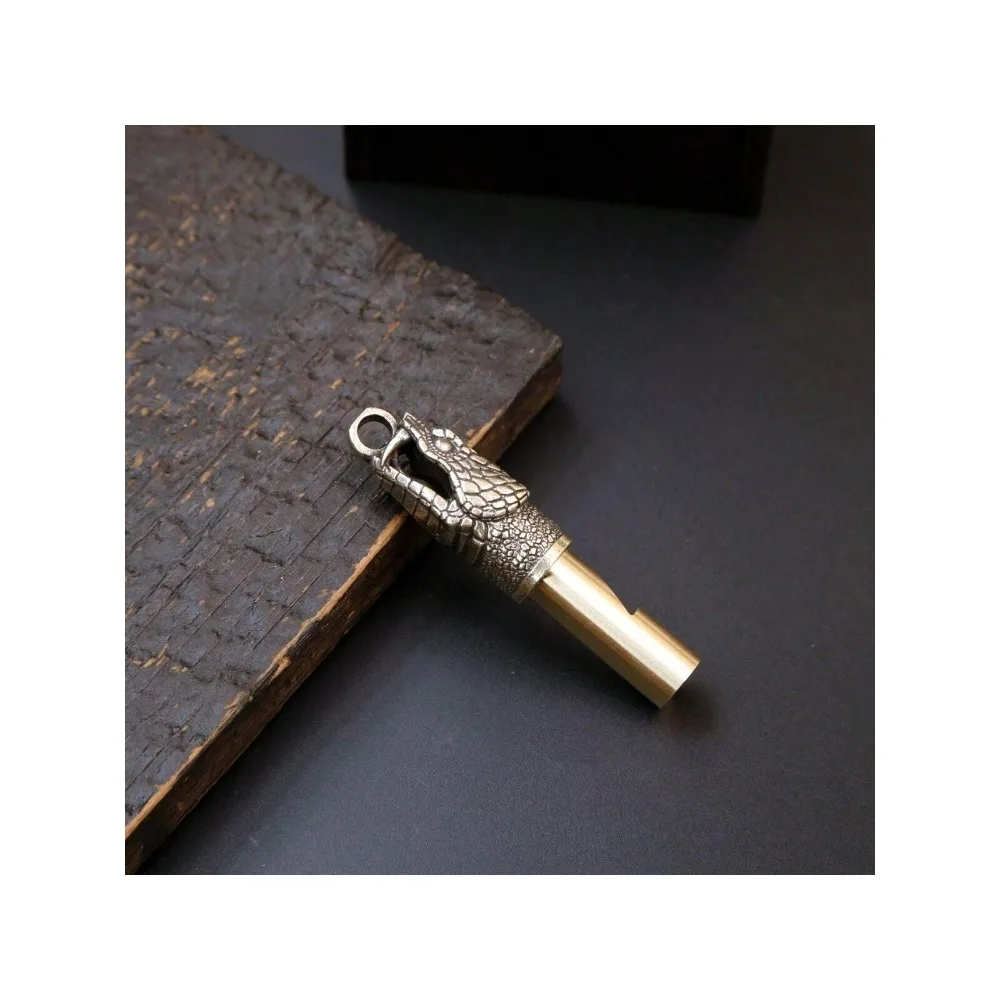 Ретро средневековый брелок со свистком и аксессуаром для головы змеи судей