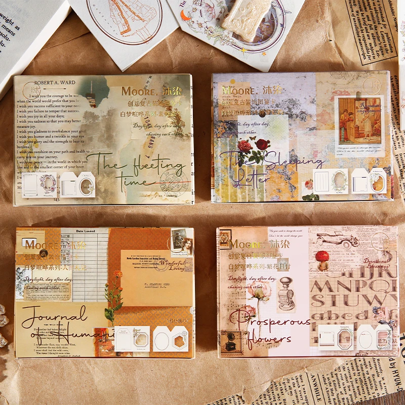 

4 упаковки/партия, бумажные блокноты для записей