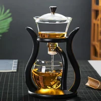 kung fu teapot pyrex teapot lazy tea set magnetic suction fawn tea set