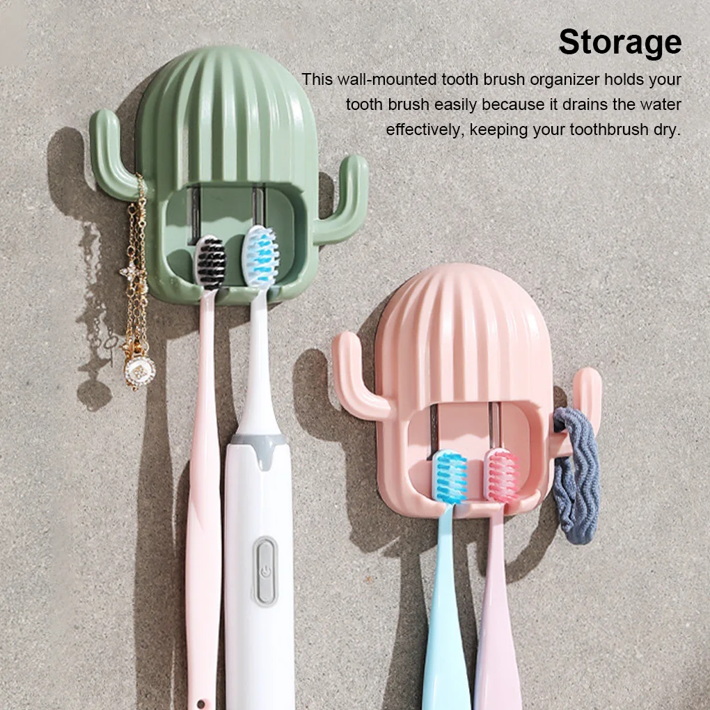 

Toothbrush Holder Suction Cup Wall Tooth Brush Storage Organizer Bracket Removable Shelf Accessory Light Green