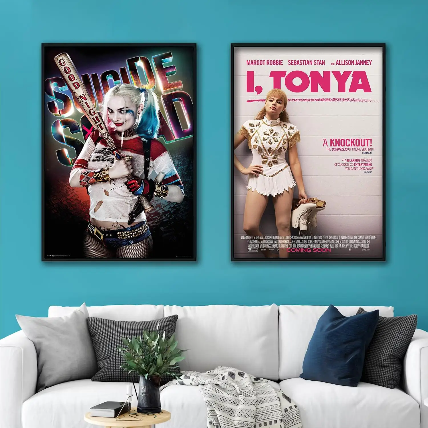 

Margot robbie Decorative Canvas Posters Room Bar Cafe Decor Gift Print Art Wall Paintings