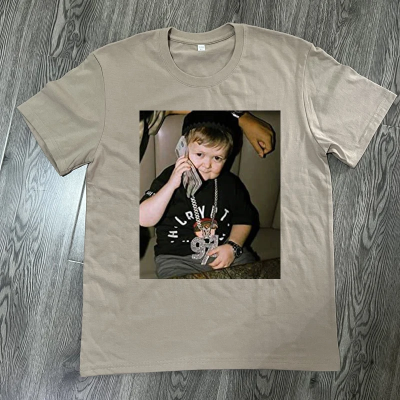 

Hasbulla Fighting Meme T-shirt Men Women Mini Khabib Blogger T Shirt High Quality Crewneck Short Sleeve Oversized Top Tee