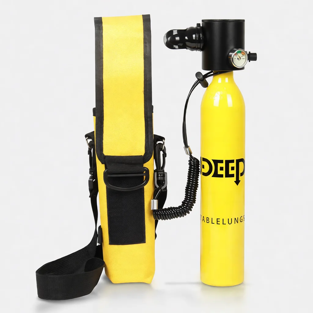 Фото Сумка-чехол Dideep 0.5L для мини-баллона с кислородом для подводного плавания, аксессуары для дыхательного оборудования для дайвинга №5