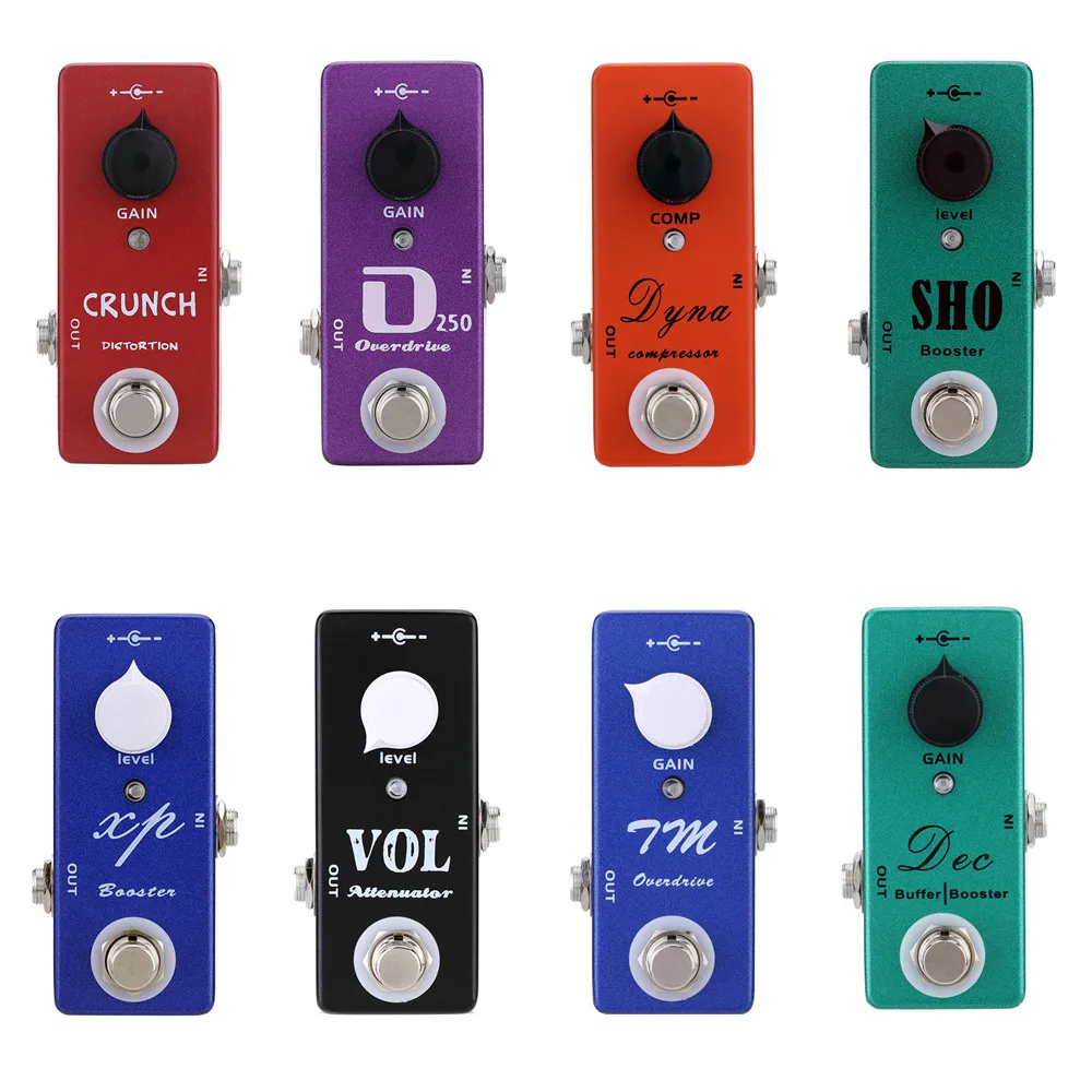 

Mosky Moskyaudio Mini Guitar Effect Pedal Overdrive, Compressor,distortion, boost, Buffer pedals
